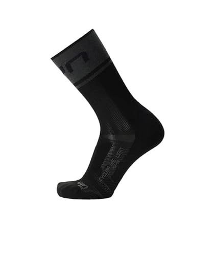 UYN S100288 CYCLING ONE LIGHT Skarpetki Damskie Czarny/Antracyt 40, Czarny/Antracyt, 40 EU