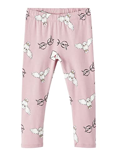 NAME IT Girl's NMFOLSI HARRYPOTTER WAB legginsy, Mauve Shadows, 92