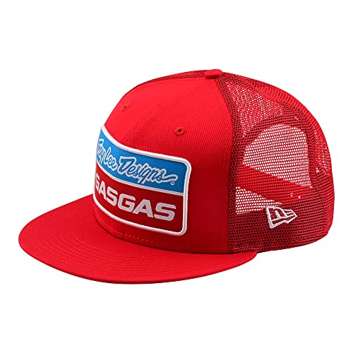 Troy Lee Designs TLD Gasgas Team Stockock Cappello Snapback Czapka, Rosso, Taglia Unica Mixed, Czerwona, rozmiar uniwersalny