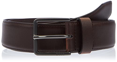 BOSS Męski pasek termiczny Veg_Sz35, ciemny brąz 202, 110, Dark Brown202