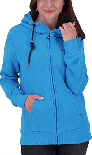 Deproc Active Damska bluza z kapturem bluza z długim rękawem #kotwica fala bluza z kapturem, niebieski, 40