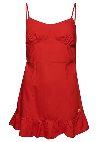 Superdry Vintage Cami Mini Dress Sukienka damska, Drop Kick Red, 42