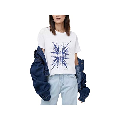 Pepe Jeans Koszulka damska Mona, biały, XS