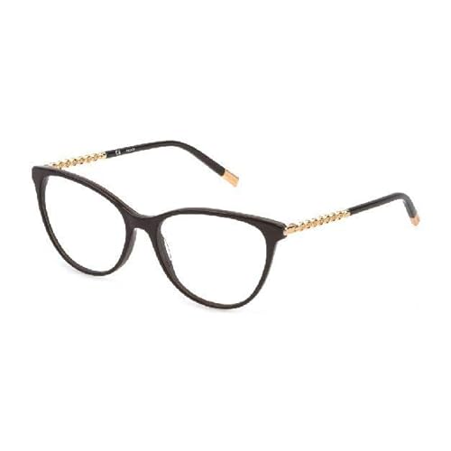 Escada Damskie okulary przeciwsłoneczne Vesc60, błyszczące, pełne brązowe, UK 40, Błyszczący pełny brąz