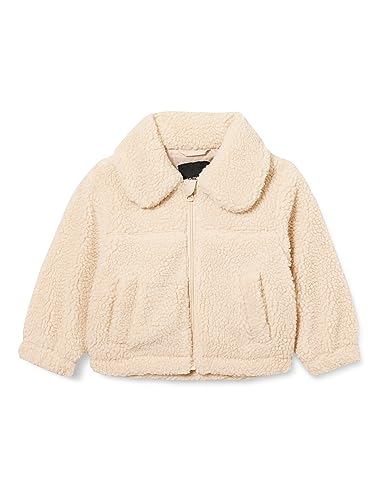 NAME IT Nmfmakoa Teddy Jacket Pb kurtka dla dziewczynek, Ziarenko pieprzu, 134 cm