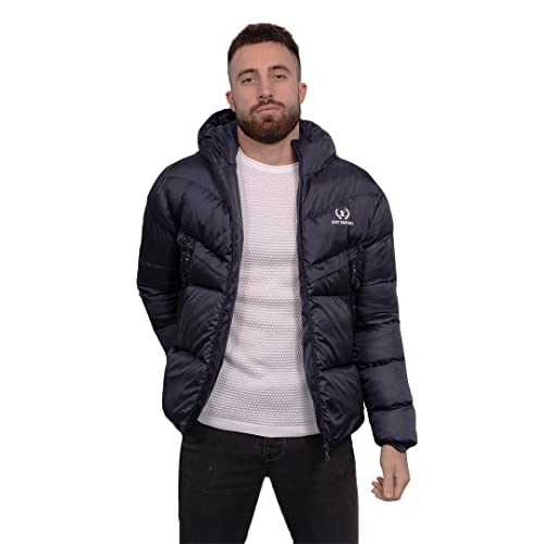 Just Emporio Męska kurtka z kapturem dla dorosłych, Full Navy, FULL NAVY, S