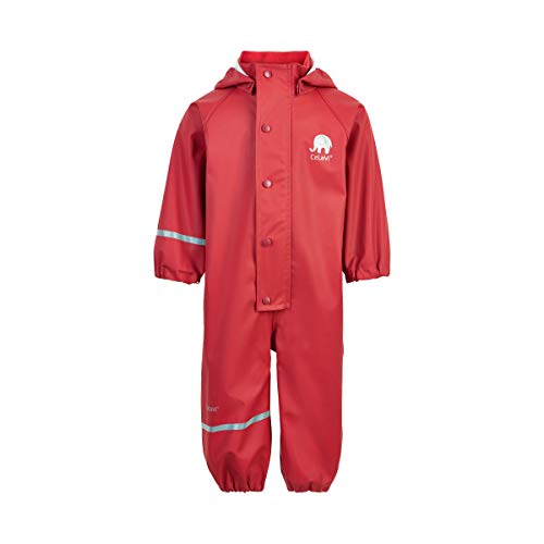 Celavi Unisex dziecięcy kombinezon przeciwdeszczowy, czerwony, 86