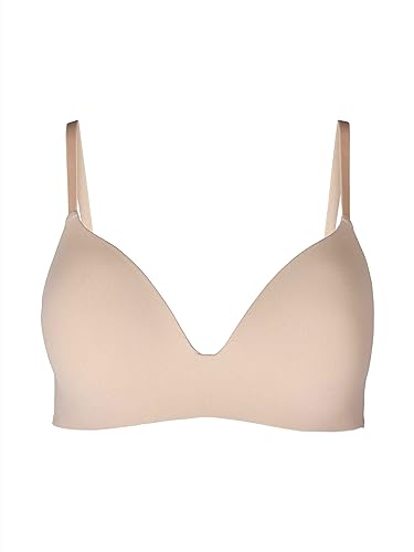 Skiny Damski biustonosz Micro Lovers z fiszbinami bez fiszbin, beżowy, 75A