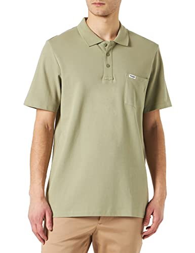 Wrangler Męska koszulka polo, Tea Leaf, rozmiar L, Tea Leaf, L