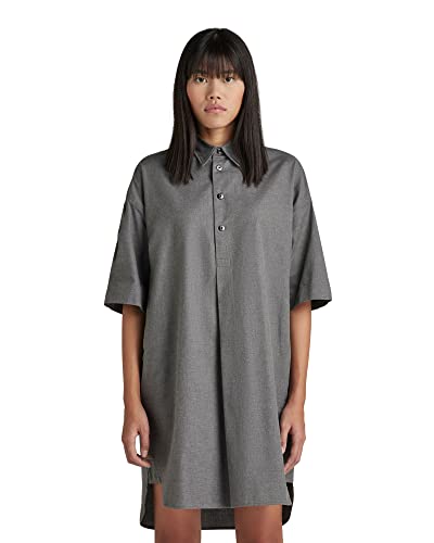 G-STAR RAW Koszulka damska s Dress, wielokolorowa (Basalt Htr C963-1164), XS