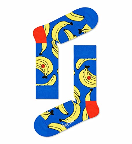 Happy Socks Kolorowe i wesołe skarpety Banana Sock rozmiar 41-46, Multicoloured, 41-46 EU
