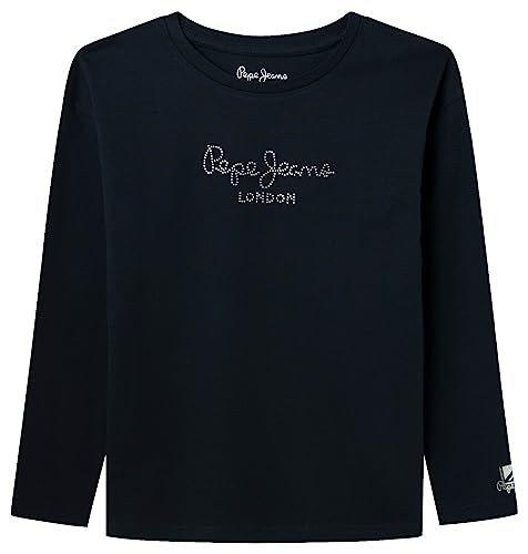 Pepe Jeans Nuria L/S T-shirt damski, niebieski (Dulwich), 6 Jahre