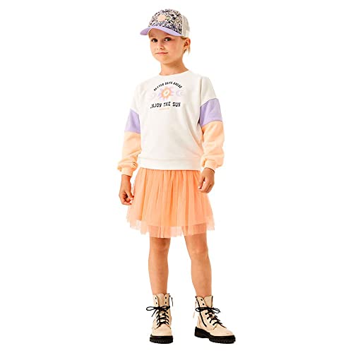 Garcia Kids Dziewczęca spódnica spódnica, brzoskwinia, pomarańczowa, 134, brzoskwiniowy pomarańcz, 134 cm