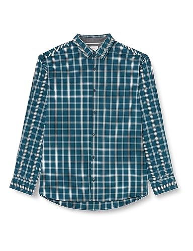 s.Oliver Sales GmbH & Co. KG/s.Oliver Koszula męska z długim rękawem, Niebieski zielony, 3XL