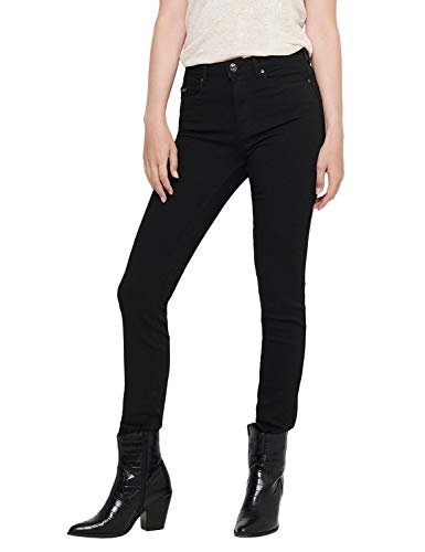 ONLY Damskie spodnie Onlforever Black Life Hw Sk Soo796c Noos, czarny denim, S