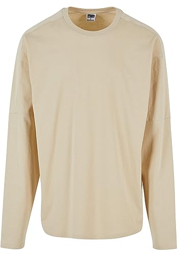 Urban Classics Raglan Back koszulka męska z długim rękawem, Sand, 4XL