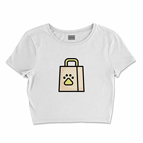 Bona Basics, Damski T-shirt basic, z nadrukiem cyfrowym, 100 bawełny, biały, swobodny, damski top, rozmiar: M, biały, M