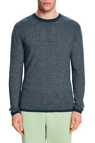 ESPRIT Sweter męski, 305 / Emerald Green, XS