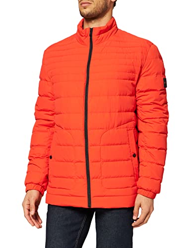 Hugo Boss Męska kurtka pikowana Oswizz, Bright Orange821, 52