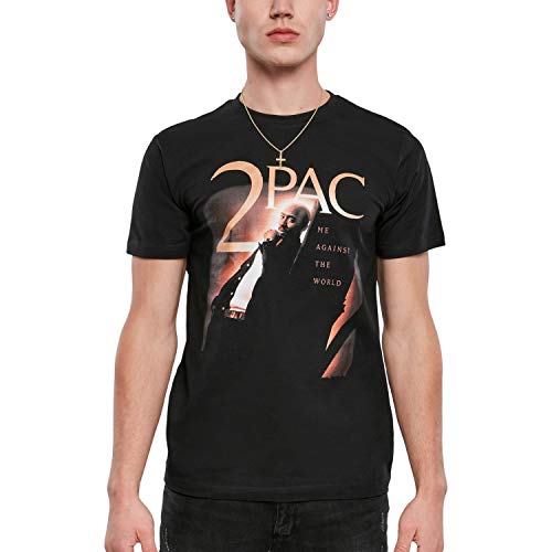 Mister Tee Męska koszulka Tupac Me Against The World Cover Tee, czarny, XXL