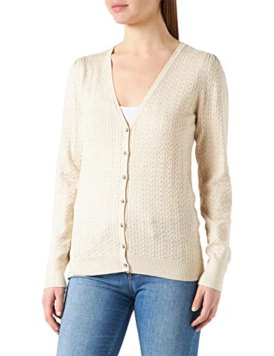 SOYACONCEPT Sweter damski kardigan, kremowy melan?, S