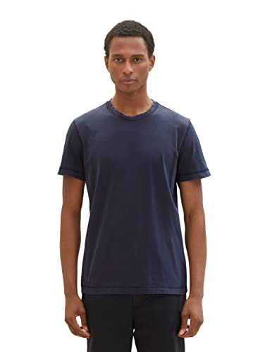 TOM TAILOR Koszulka męska 1036411, 10668-Sky Captain Blue, M, 10668 - Sky Captain Blue, M