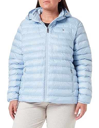Tommy Hilfiger Damska kurtka CRV Lw wyściełana Glbl Stripe, Niebieski bryzowy, 54