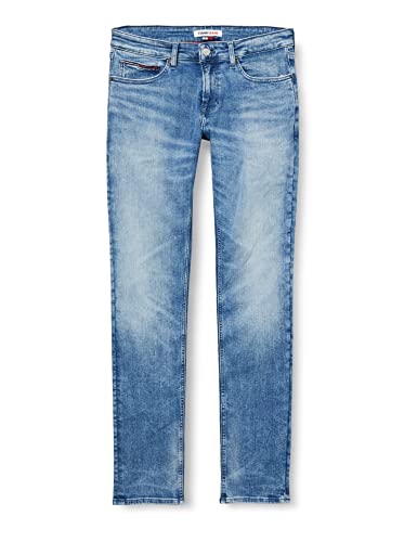 Tommy Jeans Spodnie męskie, Dżinsowa lekka, 31W / 32L