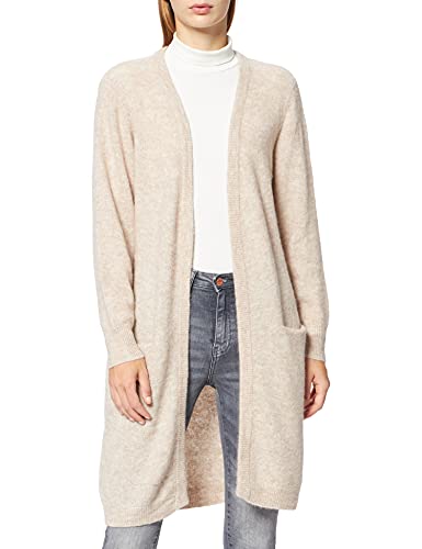 OBJECT COLLECTORS ITEM Damski sweter Objnete nowy kardigan Noos, Srebrny szary/szczegół: melanż, XL