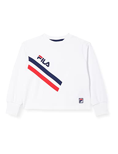 Fila Bluza dziecięca unisex Zamora Crew, Jasnobiały, 86-92