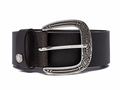 REPLAY Pasek damski, 128 Czarny Brązowy, 100