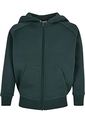 Urban Classics Chłopięca bluza z kapturem, bluza z kapturem, dostępna w 3 kolorach, rozmiary 110/116-158/164, zielony butelkowy, 122-128