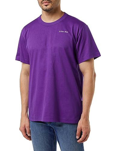 G-STAR RAW Back 3301 Gr Loose R T Koszula męska, Dk Violet, L