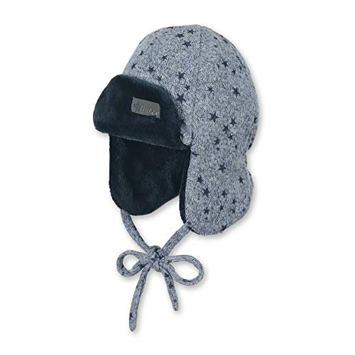 Sterntaler Fliegermütze, Kapelusz Czapka dla dzieci, Niebieski (Mittelblau 365), 39 (Taglia unica: 39)