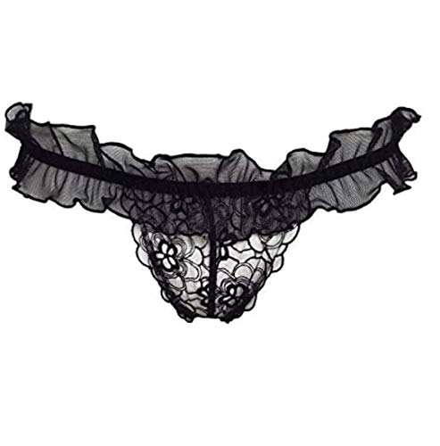 Beauty Night Stringi Czarna Koronka Sexy Rozmiar S/M