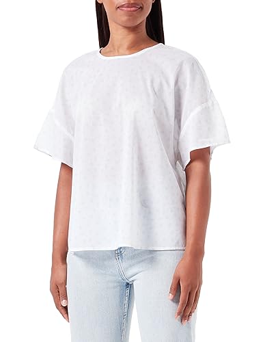 United Colors of Benetton Koszula męska, Biały Kwiatowy Wzór 72b, XS