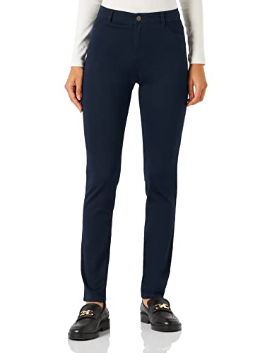 Naf Naf Damskie spodnie dziecięce Fpower Skinny, niebieski (Bleu Marine), 34