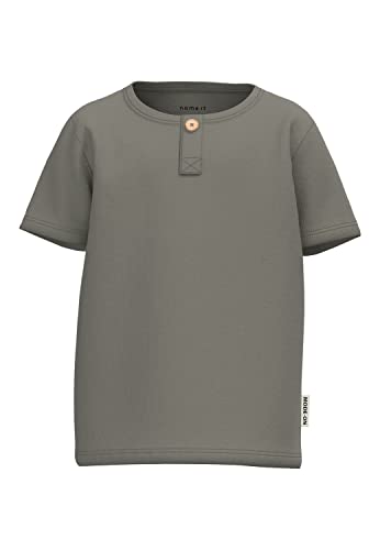 Bestseller A/S Chłopcy NMMHUMUS SS TOP T-shirt, Smoke Blue, 104, Smoke Blue, 104