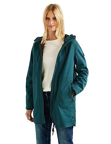 Cecil Płaszcz softshell, Night Forest Green, M