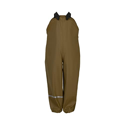 Celavi Unisex dziecięce spodnie przeciwdeszczowe z recyklingu dla dzieci, Nutria, 90 cm