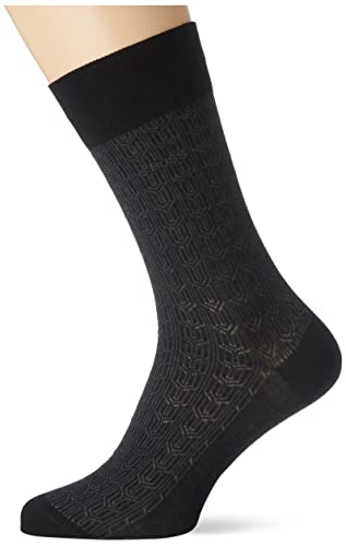 BOSS Męskie skarpety RS Minipattern MC, czarne1, 43-46