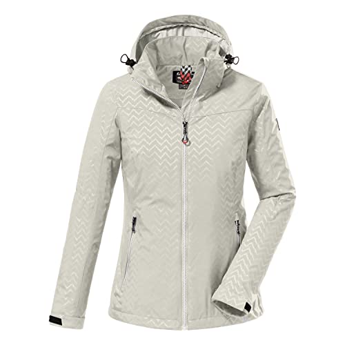 Killtec Damska kurtka softshell z odpinanym kapturem KOS 176 WMN SFTSHLL JCKT, jasnoszary, 46, 38390-000