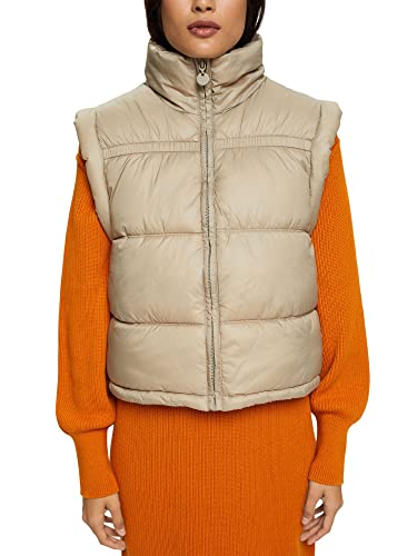 edc by ESPRIT Kamizelka damska, 265/Pale Khaki, L