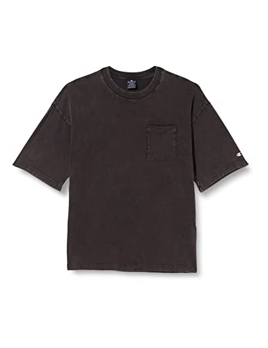 Champion Legacy Old School Logo T Shape S/S Koszulka męska, Czarny, XL