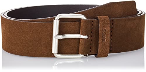 BOSS Pasek męski, Dark Brown209, 85