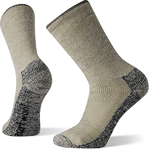 Smartwool Męskie Mountaineer Classic Edition maksymalna poduszka Crew skarpety turystyczne, brązowy (taupe), Small