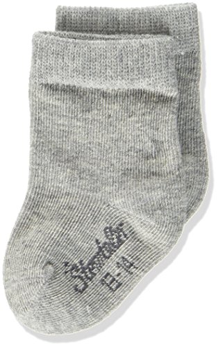Sterntaler Skarpety dla dzieci kalcetines do kostki unisex (2 sztuki), Szary (Silber Mélange 542), Jeden rozmiar