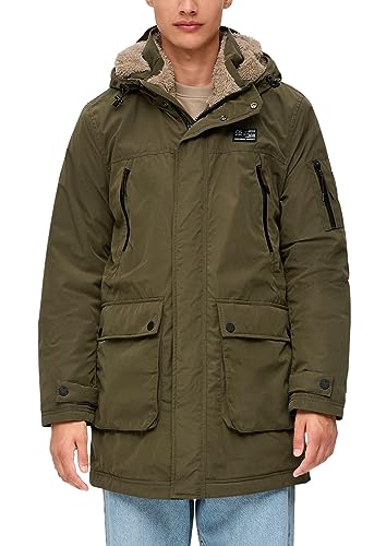 Q/S by s.Oliver Męski płaszcz outdoorowy, zielony, XXL