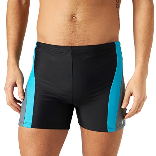 Haute Pression Męskie stroje kąpielowe dla niemowląt, Noir/Gris/Turquoise, 50