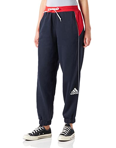 adidas, Jogger W Cb Pt, spodnie do biegania, legendarny tusz/żywy czerwony/biały, rozmiar S, kobieta